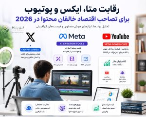 رقابت متا، ایکس و یوتیوب برای تصاحب اقتصاد خالقان محتوا در سال 2026